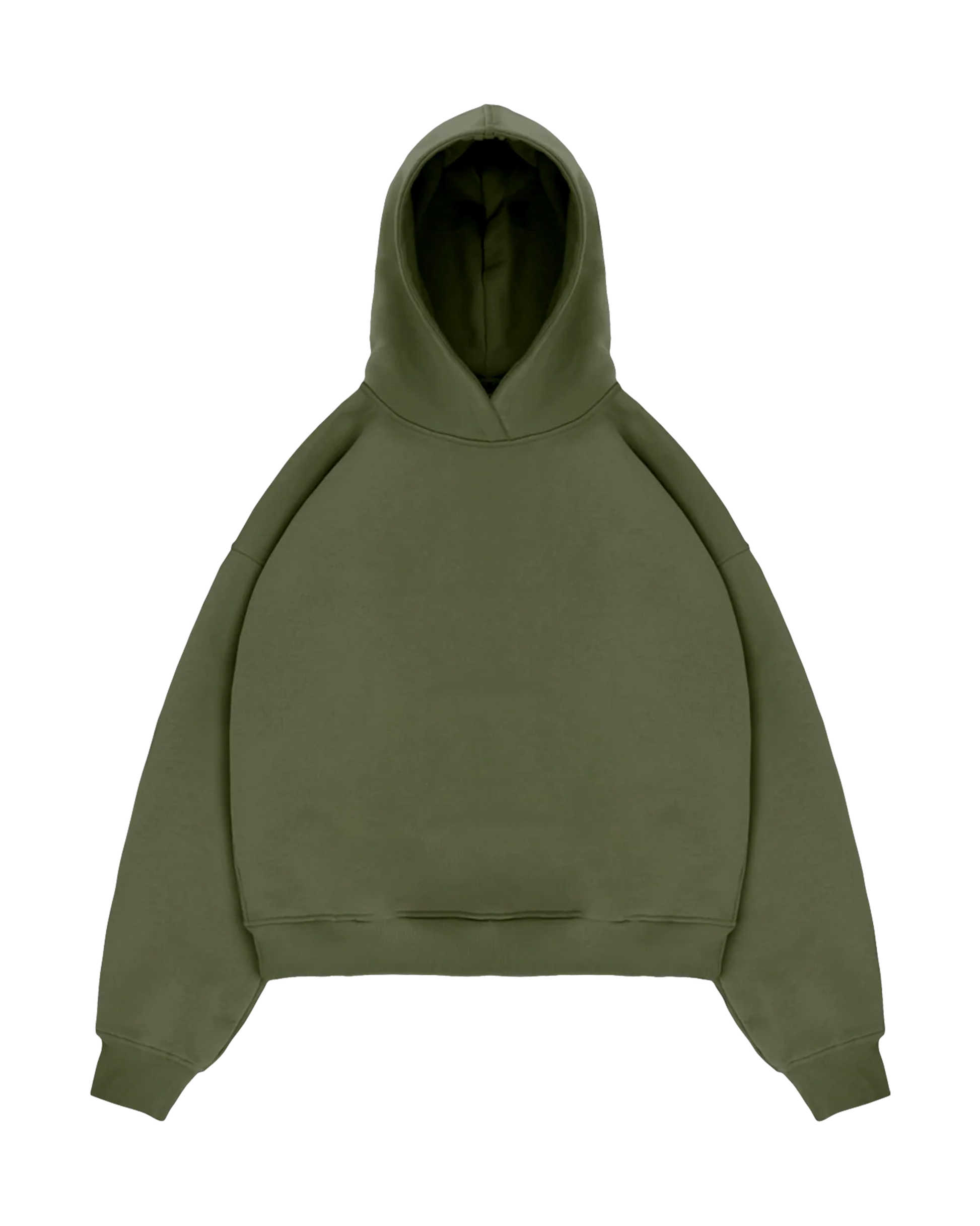 Olive Clouded Hoodie